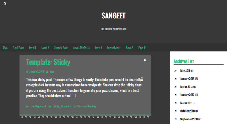 sangeet-wordpress-theme